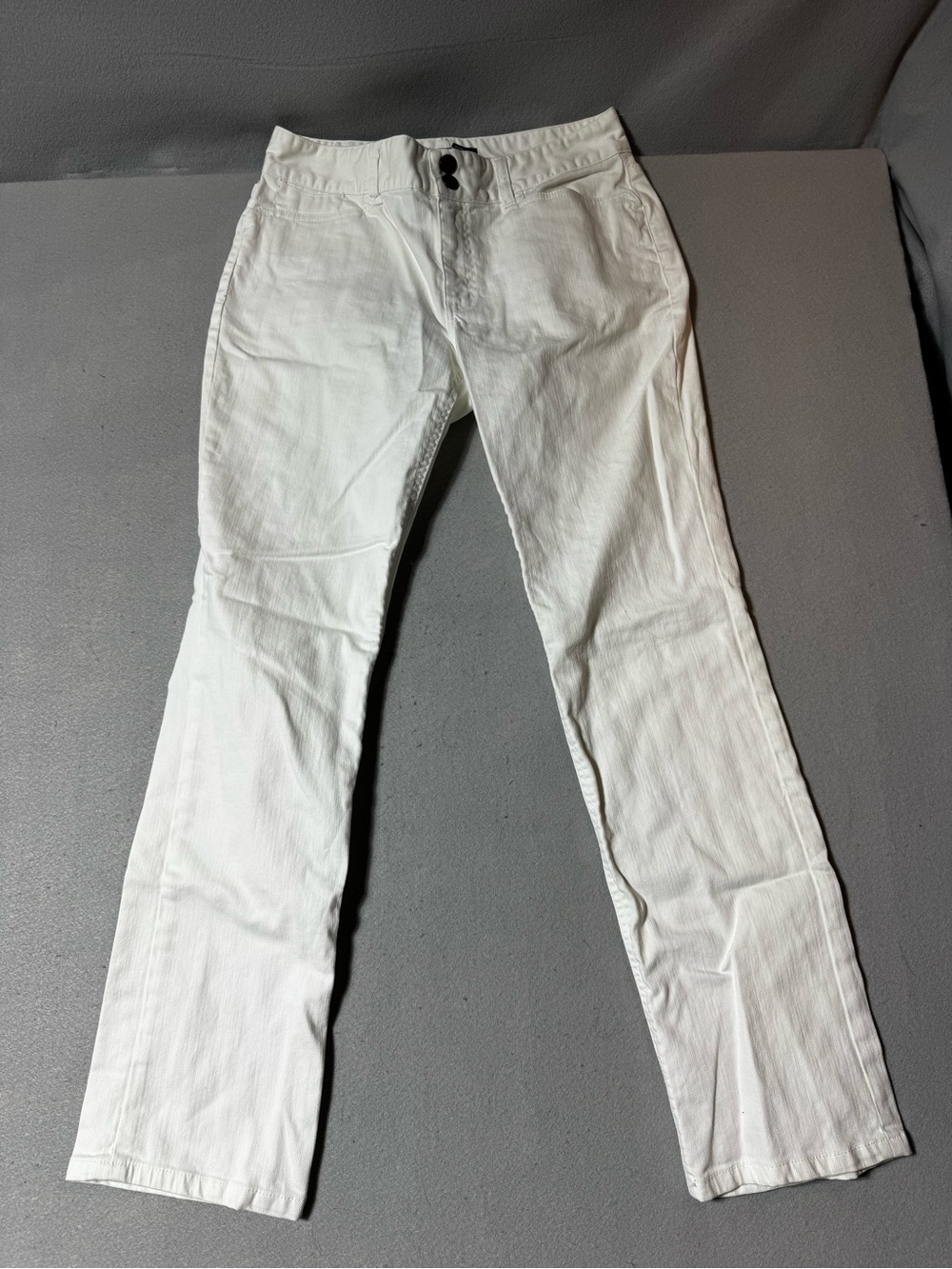 Ralph Lauren Women’s White Casual Pants - Classic Straight Fit Size 8